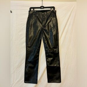 NWOT GAP Vintage Slim High Rise Faux Leather Pant Size 29